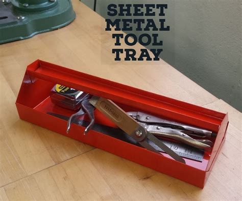 sheet metal tool tray plans|sheet metal tool tray diagram.